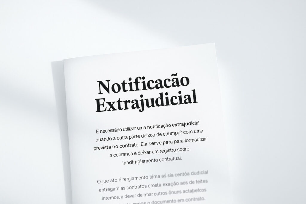 Notificação extrajudicial: quando realmente vale a pena usar