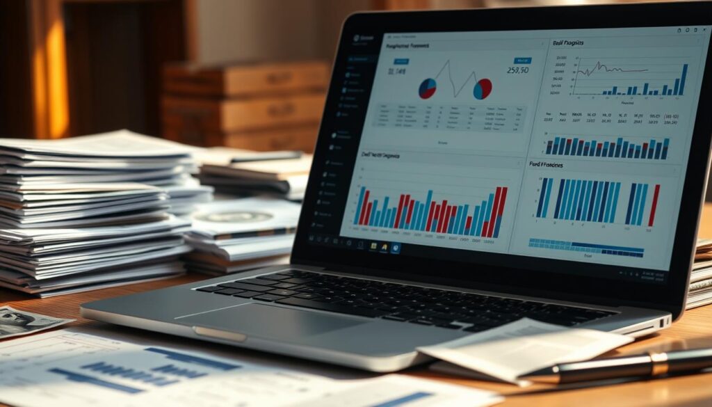 análise de dados financeiros