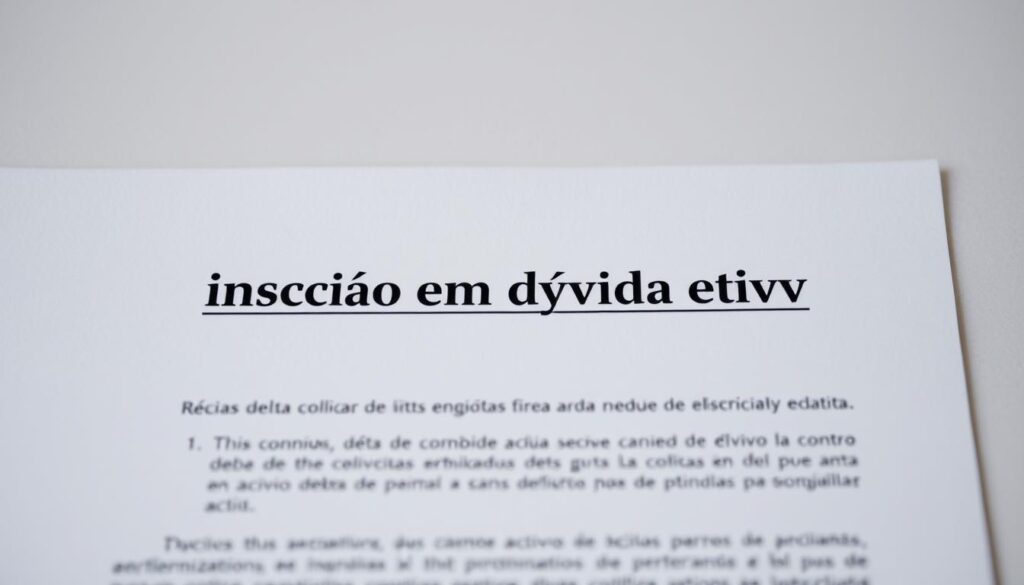 inscrição em dívida ativa inscrição em dívida ativa
