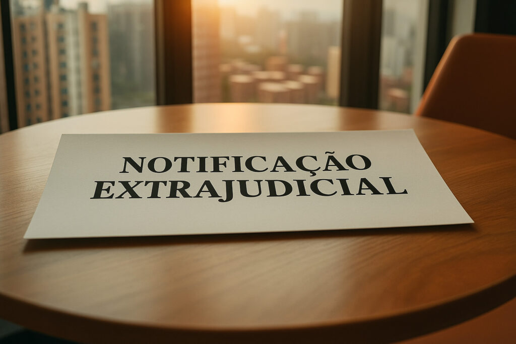 notificação extrajudicial