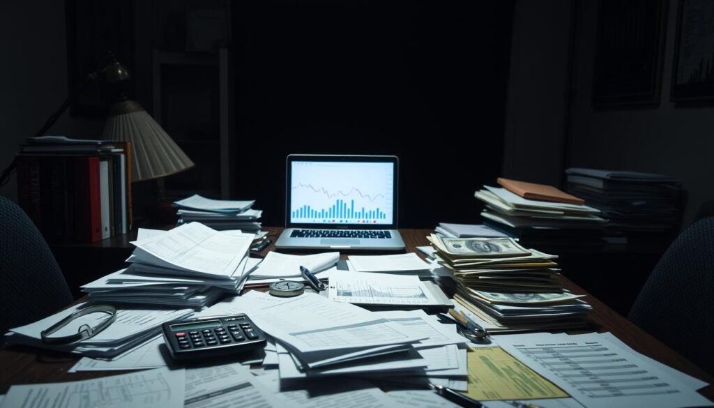 sinais financeiros de alerta