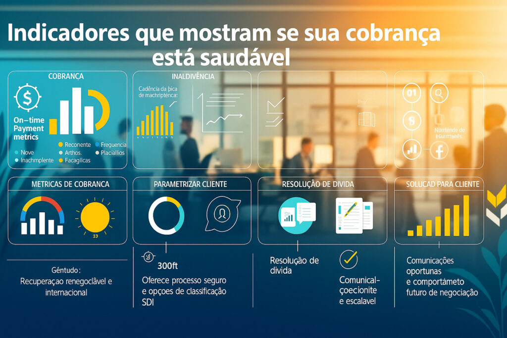Indicadores que mostram se sua cobrança está saudável