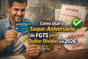 Como Usar o Saque-Aniversário do FGTS para Quitar Dívidas em 2026