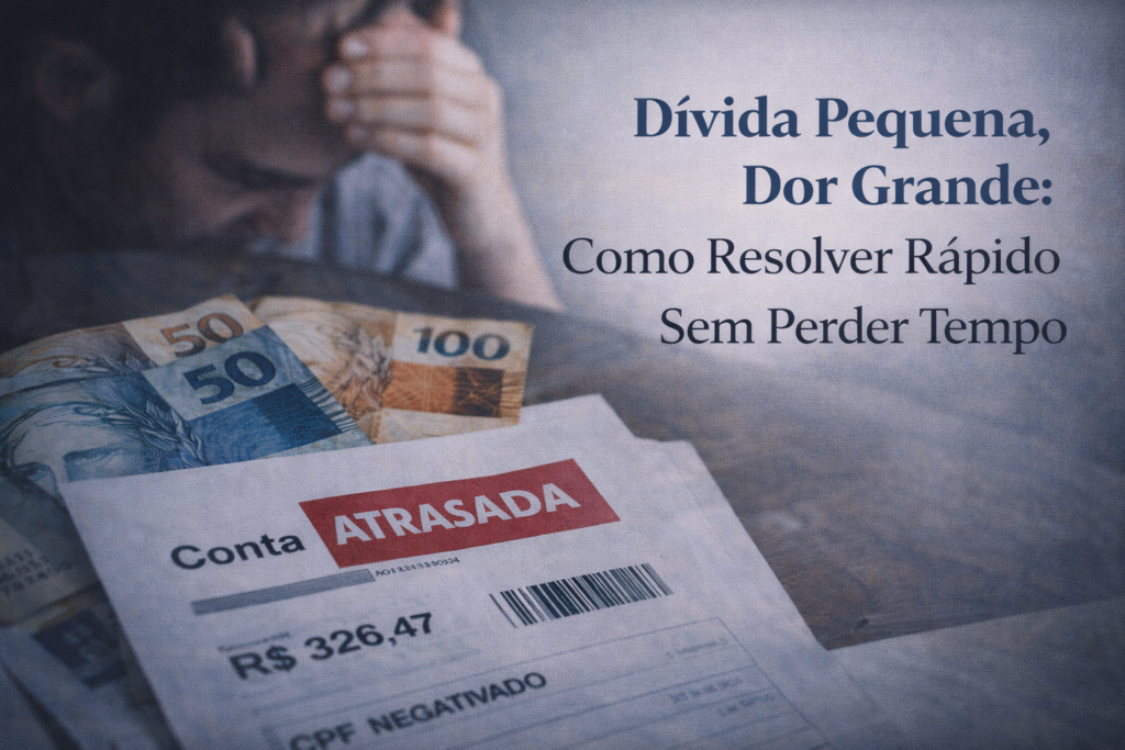 como resolver rápido dividas pequenas