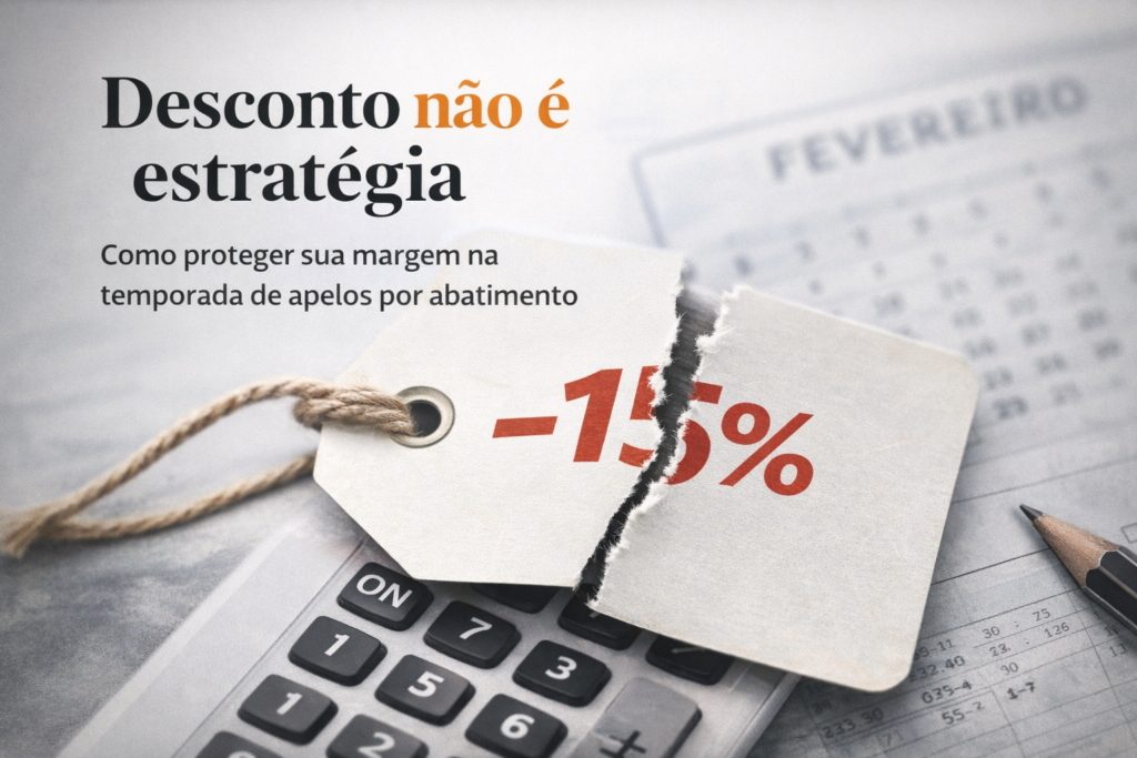 desconto em fevereiro