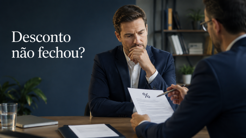 Cliente pediu desconto, você deu, e mesmo assim não fechou?