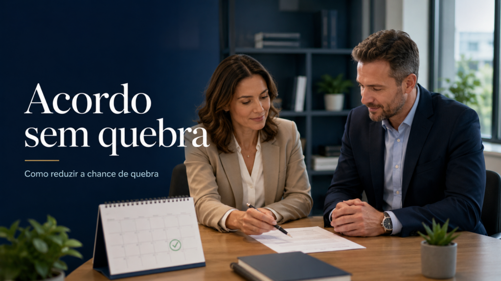 como reduzir a chance da quebra de acordo